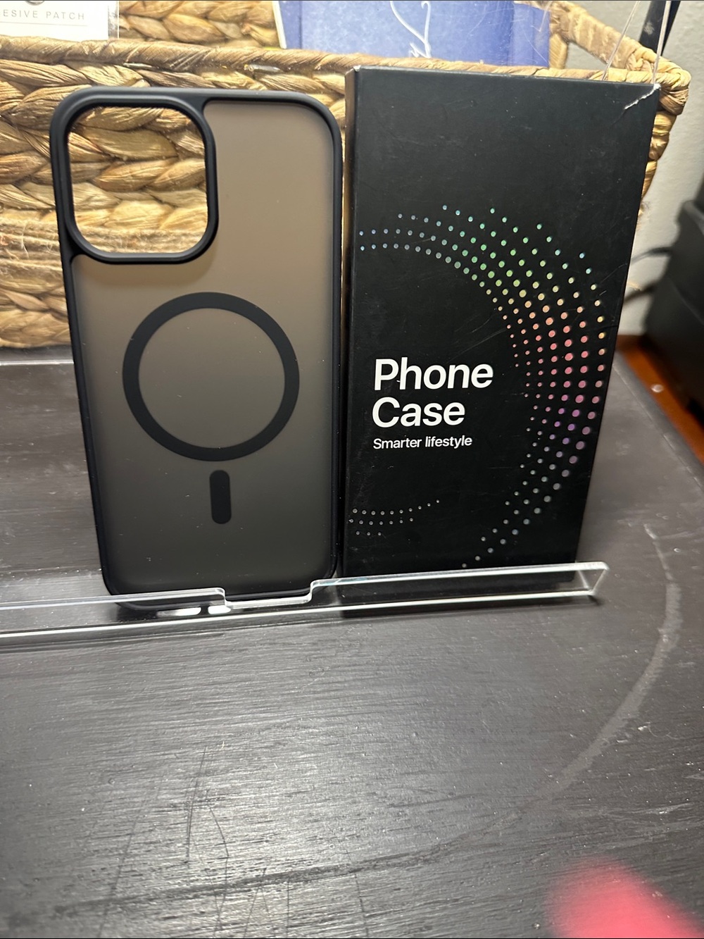 Black MagSafe-Compatible Silicone Phone Case for iPhone 13 Pro Max NWT